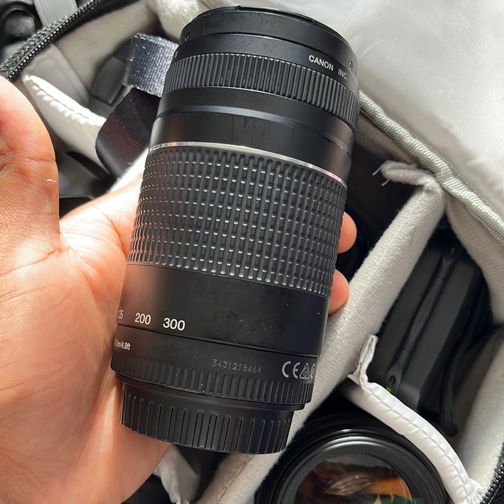 Canon EF 75-300mm Zoom Lens f/4.0